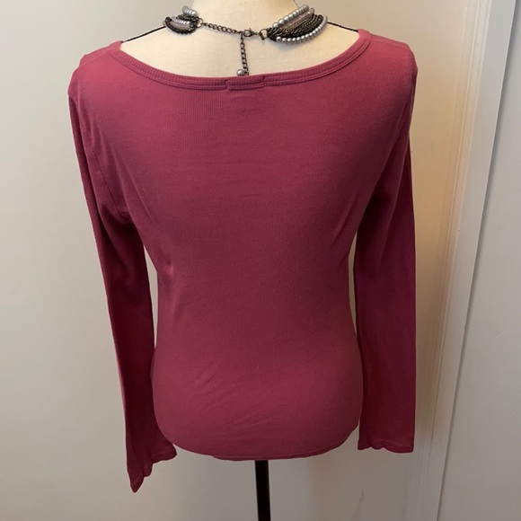 Halogen Ribbed V-Neck Tee - Picture 6 of 15